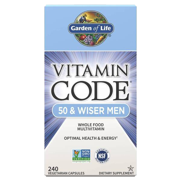 Garden of Life Vitamin Code 50 & Wiser Men - 240 vcaps