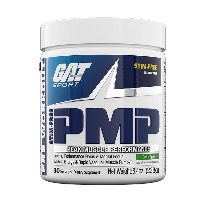 GAT PMP Stim-Free, Green Apple - 238 grams