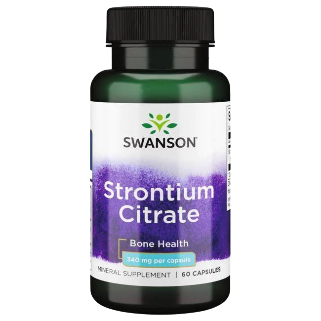 Swanson Strontium Citrate, 340mg - 60 caps