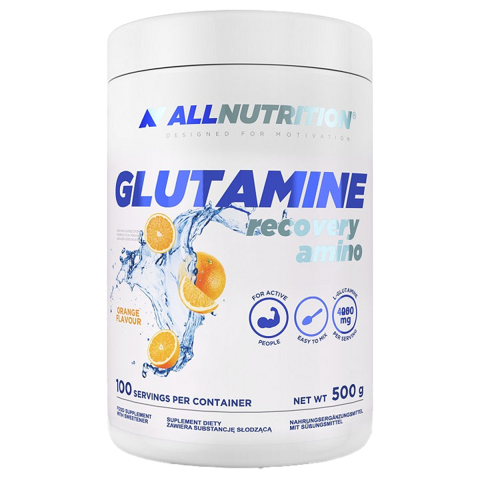 Allnutrition Glutamine Recovery Amino, Orange - 500g