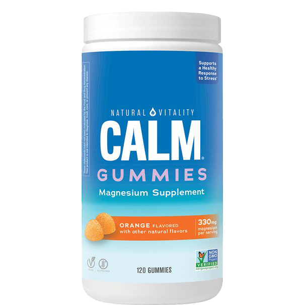 Natural Vitality Calm Gummies, Orange - 120 gummies