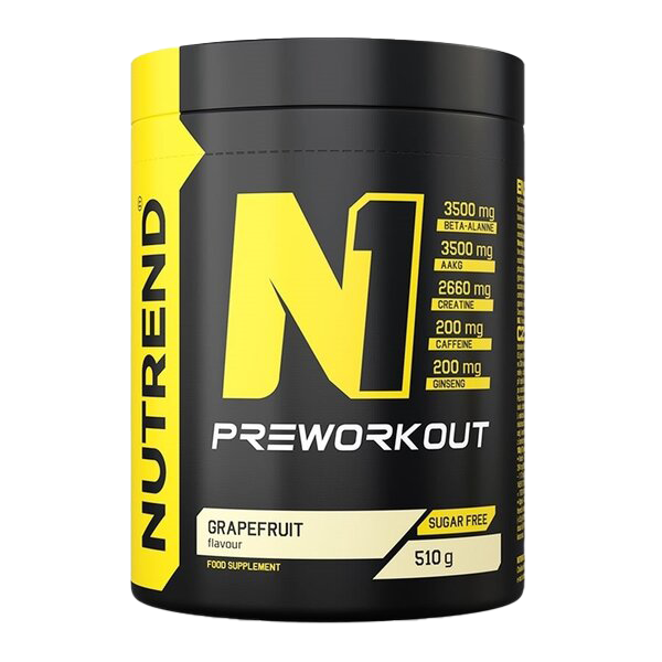 Nutrend N1 Pre-Workout, Grapefruit - 510 grams