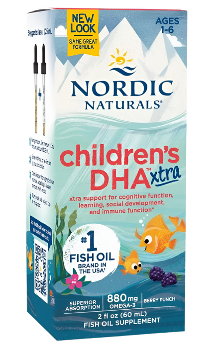 Nordic Naturals Children's DHA Xtra, 880mg (Berry Punch) - 60ml