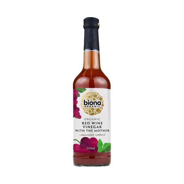 Biona Organic Vinegar, Red Wine - 500 ml.