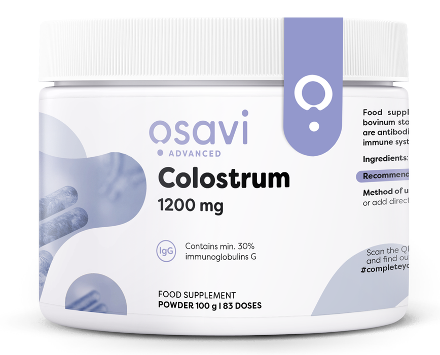 Osavi Colostrum Powder 1200mg 100g at the cheapest price at MYSUPPLEMENTSHOP.co.uk