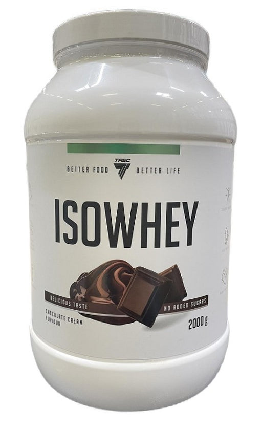 Trec Nutrition Isowhey Chocolate Cream 2000g at the cheapest price at MYSUPPLEMENTSHOP.co.uk