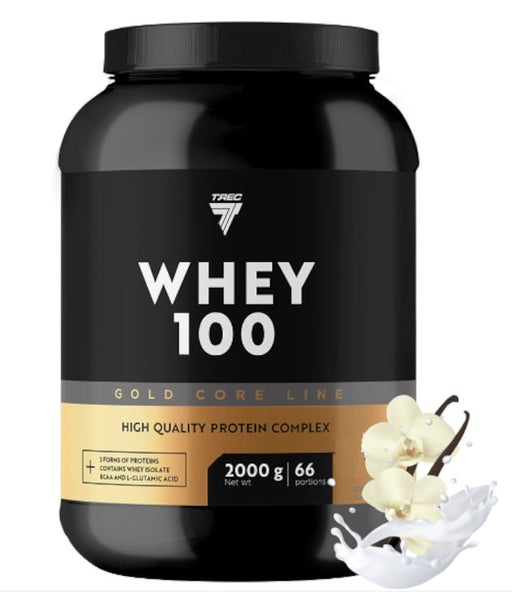 Trec Nutrition Gold Core Whey 100, Vanilla - 2000g Best Value Sports Supplements at MYSUPPLEMENTSHOP.co.uk