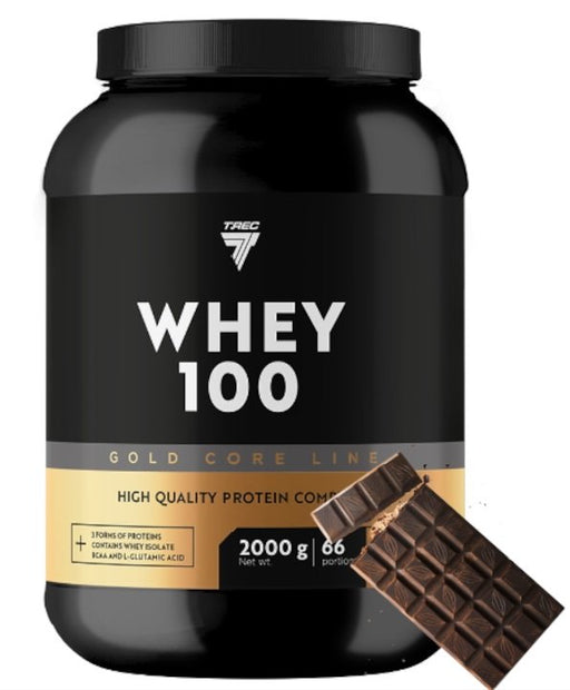 Trec Nutrition Gold Core Whey 100, Chocolate - 2000g Best Value Sports Supplements at MYSUPPLEMENTSHOP.co.uk