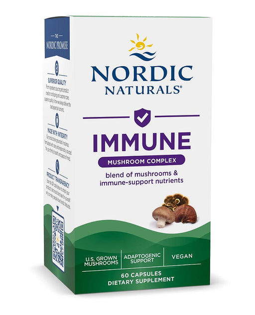 Nordic Naturals Immune Mushroom Complex 60 vcaps at the cheapest price at MYSUPPLEMENTSHOP.co.uk