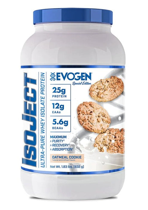 Evogen IsoJect Oatmeal Cookie 832g at the cheapest price at MYSUPPLEMENTSHOP.co.uk