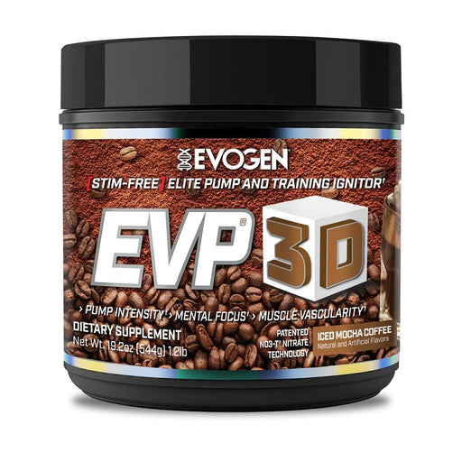 Evogen EVP 3D Iced Mocha Coffee 544g at the cheapest price at MYSUPPLEMENTSHOP.co.uk