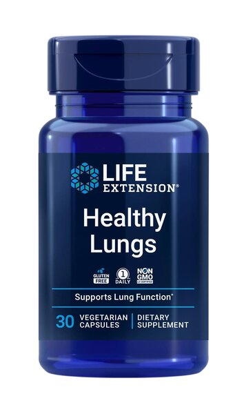 Life Extension Healthy Lungs  30 vcaps - Health and Wellbeing at MySupplementShop by Life Extension