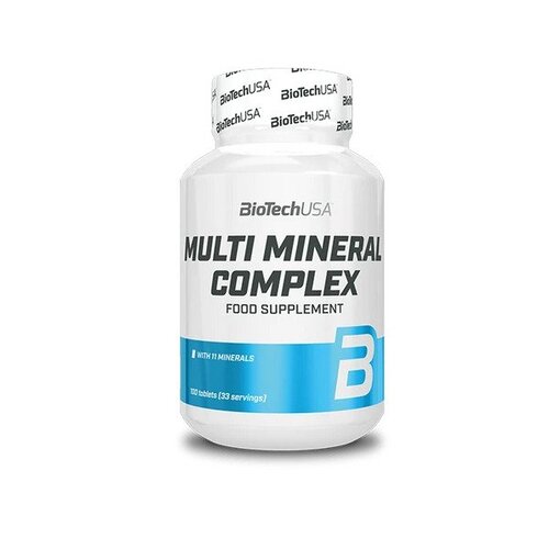 BioTechUSA Multi Mineral Complex - 100 tablets: Essential Minerals, Comprehensive Formula - Vitamins & Minerals at MySupplementShop by BioTechUSA