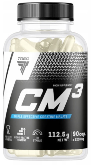 Trec Nutrition CM3 90 caps for Strength Building - Creatine Supplements at MySupplementShop by Trec Nutrition