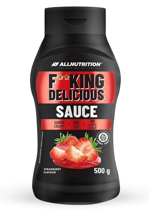 Fitking Delicious Sauce, Strawberry - 500g