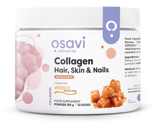 Osavi Collagen Peptides (Hair, Skin & Nails), Salted Caramel - 150g - Sports Supplements at MySupplementShop by Osavi