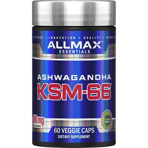 AllMax Nutrition KSM-66, 600mg - 60 vcaps - Sports Supplements at MySupplementShop by AllMax Nutrition