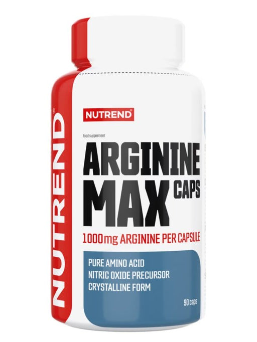 Nutrend Arginine Max Caps, 1000mg - 90 caps Best Value Sports Supplements at MYSUPPLEMENTSHOP.co.uk