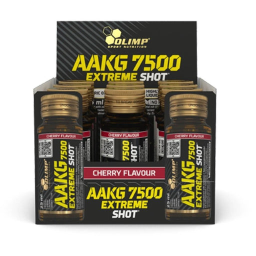 AAKG 7500 Extreme Shot, Cherry - 9 x 25 ml. | Premium Sports Drink at MYSUPPLEMENTSHOP.co.uk