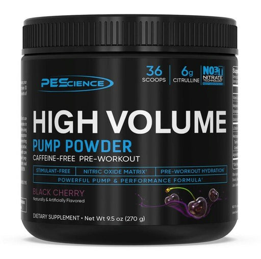 High Volume (US), Black Cherry - 270g | Premium Sports Nutrition at MYSUPPLEMENTSHOP.co.uk