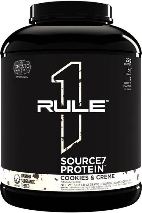 Rule One Source7 Protein, Cookies & Creme Gelato