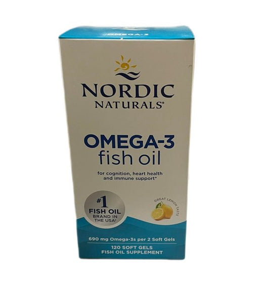 Omega-3, 690mg Lemon (EAN 768990891243) - 120 softgels | Premium Supplements at MYSUPPLEMENTSHOP.co.uk