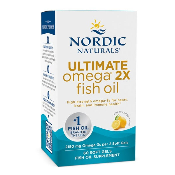 Ultimate Omega 2X, 2150mg Lemon - 60 softgels - Sports Nutrition at MySupplementShop by Nordic Naturals