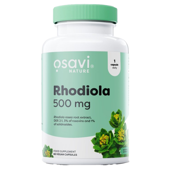 Osavi Rhodiola, 500mg 60 vegan caps