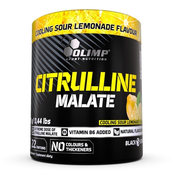 Olimp Nutrition Citrulline Malate, Cooling Sour Lemonade - 200g - L-Citrulline at MySupplementShop by Olimp Nutrition