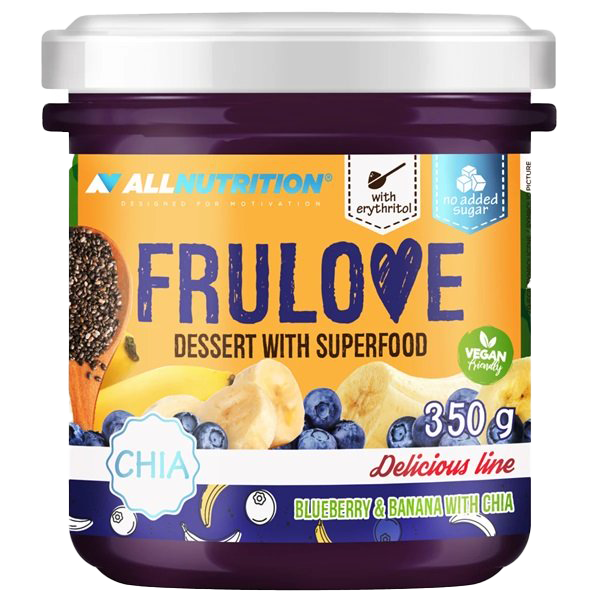 Allnutrition Frulove Dessert with Superfood, Blueberry & Banana with Chia 350g