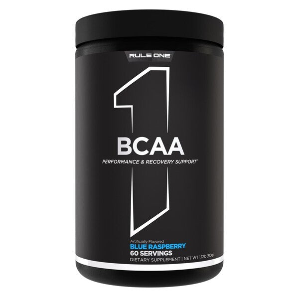 Rule One BCAA 510g - Blue Raspberry - BCAAs at MySupplementShop by Rule One