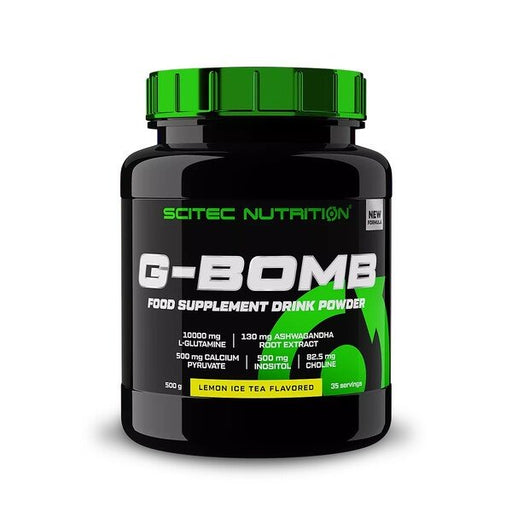 SciTec G-Bomb 500g - Lemon Ice Tea - L-Glutamine at MySupplementShop by SciTec