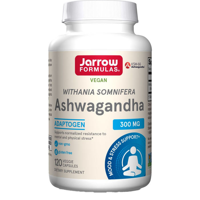 Jarrow Formulas Ashwagandha 300mg 120 Veggie Capsules