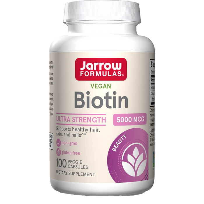 Jarrow Formulas Biotin 5,000mcg 100 Veggie Capsules