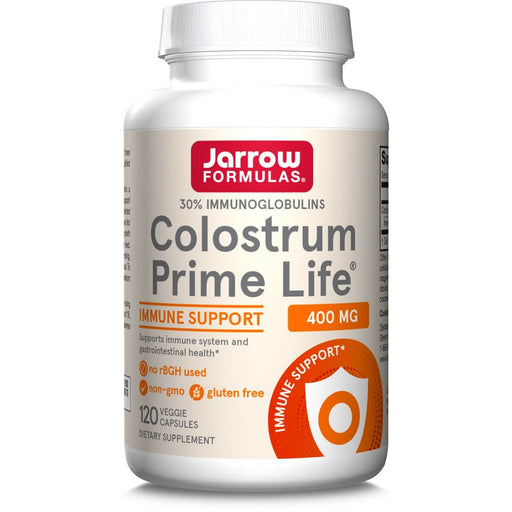 Jarrow Formulas Colostrum Prime Life 400mg 120 Veggie Capsules | Premium Supplements at MYSUPPLEMENTSHOP