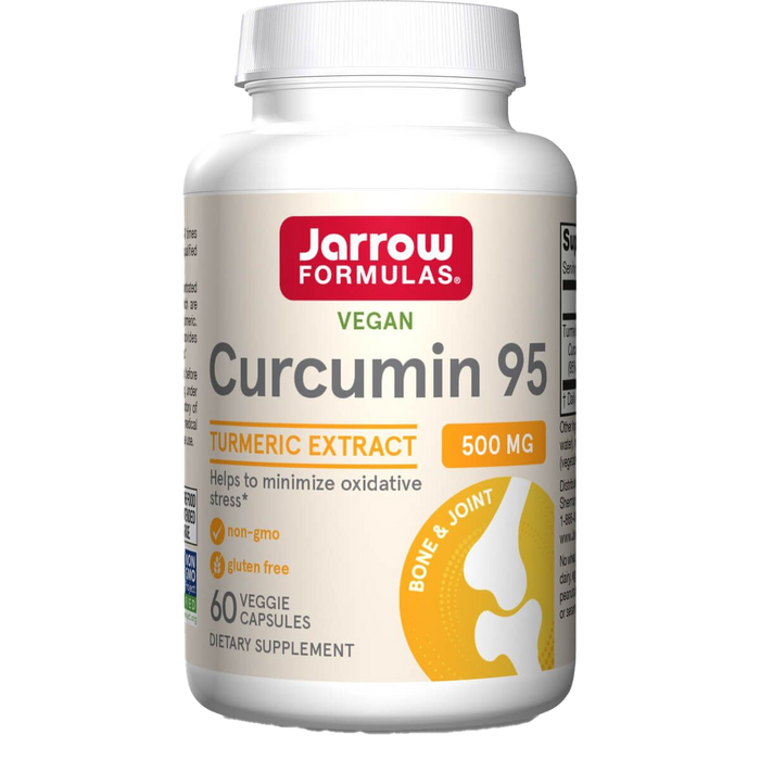 Jarrow Formulas Curcumin 95 500mg 60 Veggie Capsules