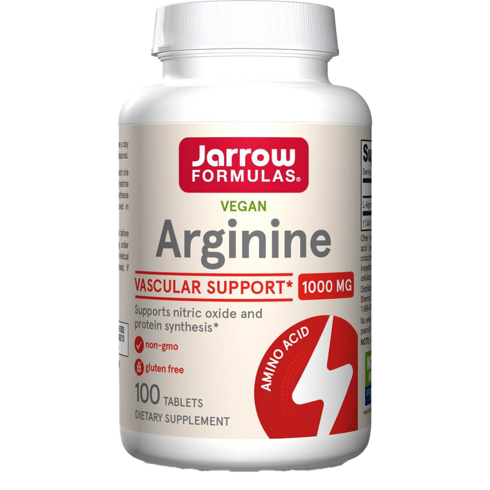 Jarrow Formulas Arginine 1000mg 100 Tablets