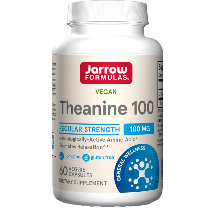 Jarrow Formulas L-Theanine 100mg 60 Veggie Capsules