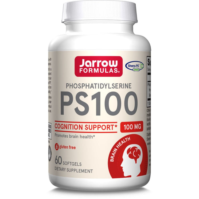 Jarrow Formulas PS100 100mg 60 Softgels - Health and Wellbeing at MySupplementShop by Jarrow Formulas