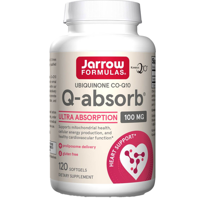 Jarrow Formulas Q-absorb CoQ10 100mg 120 Softgels