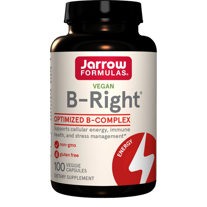 Jarrow Formulas Vitamin B-Right Complex 100 Veggie Capsules