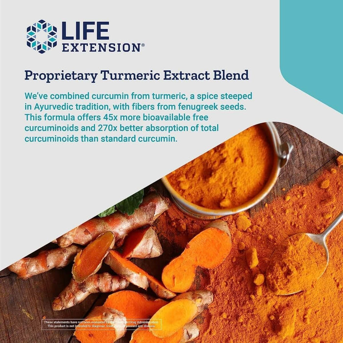 Life Extension Advanced Curcumin Elite Turmeric Extract Ginger & Turmerones 30 Softgels - Health and Wellbeing at MySupplementShop by Life Extension