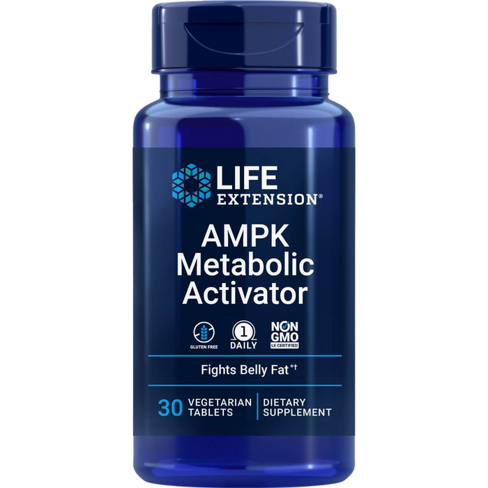 Life Extension AMPK Metabolic Activator 30 Vegetarian Tablets