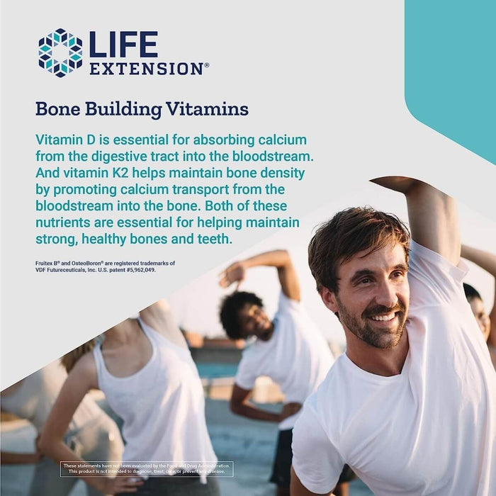 Life Extension Bone Restore with Vitamin K2 120 Capsules | Premium Supplements at MYSUPPLEMENTSHOP