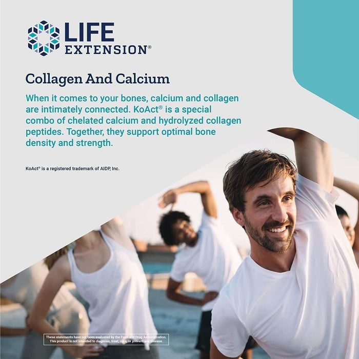 Life Extension Bone Strength Collagen Formula 120 Capsules | Premium Supplements at MYSUPPLEMENTSHOP