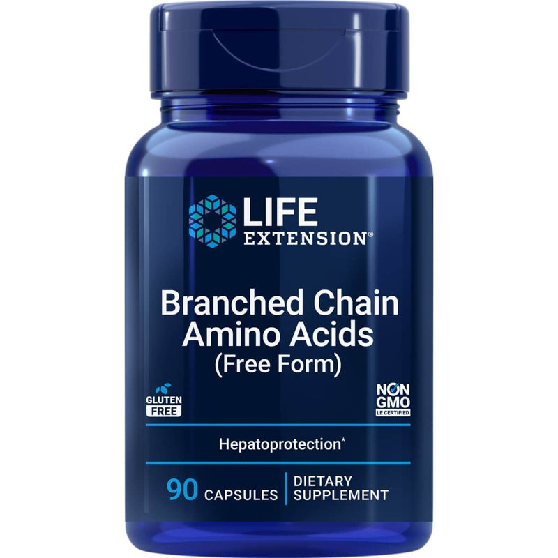 Life Extension Branched Chain Amino Acids 90 Capsules - Nutritional Supplement at MySupplementShop by Life Extension