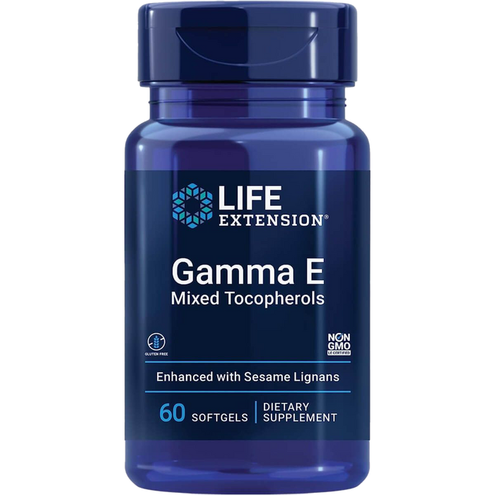 Life Extension Gamma E Mixed Tocopherols 60 Softgels