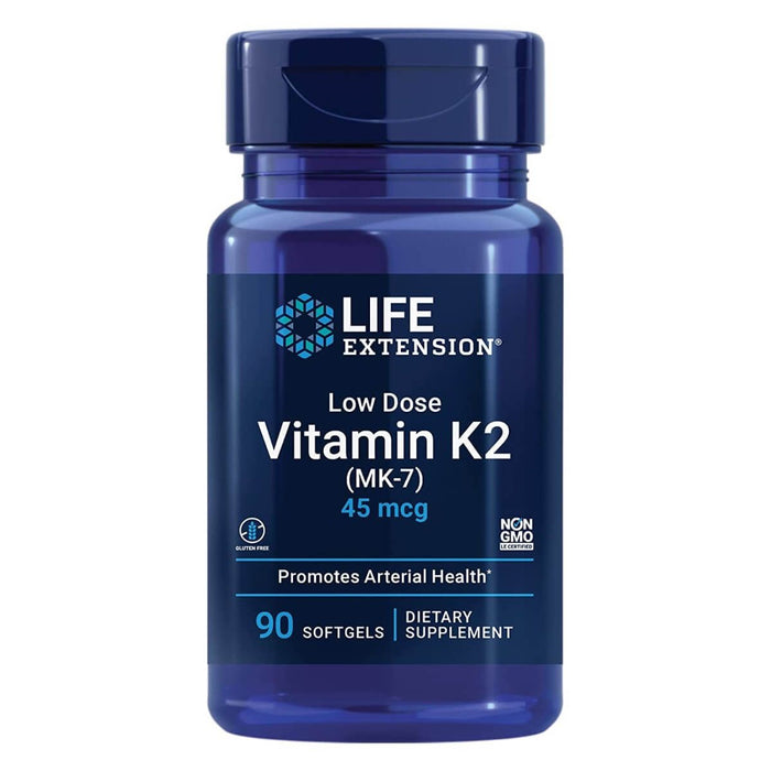 Life Extension Low Dose Vitamin K2 45 mcg 90 Softgels - K-Mag at MySupplementShop by Life Extension