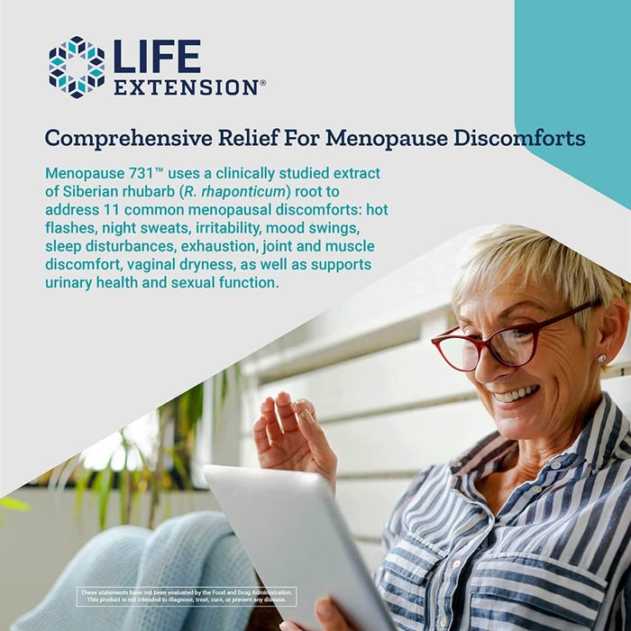 Life Extension Menopause 731, 30 Enteric-Coated Vegetarian Tablets | Premium Supplements at MYSUPPLEMENTSHOP