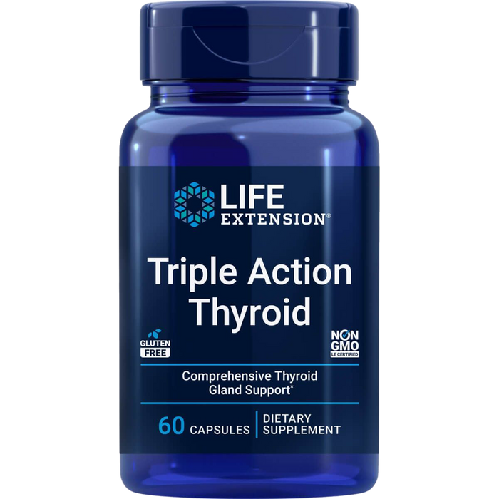 Life Extension Triple Action Thyroid 60 Capsules